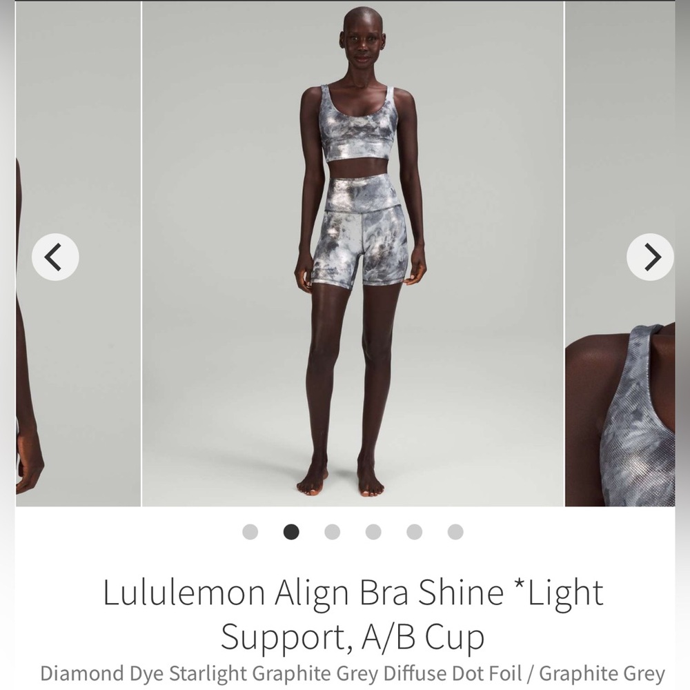 Lululemon Align Bra Shine *Light Support, A/B Cup